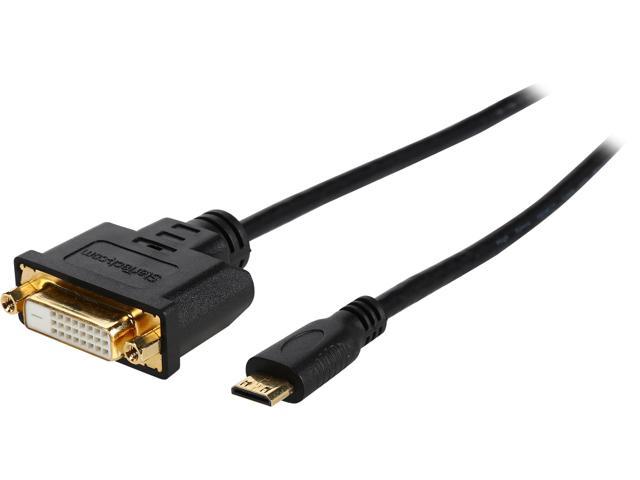 StarTech.com HDCDVIMF8IN 8" Mini HDMI to DVI-D Adapter M/F - 8"