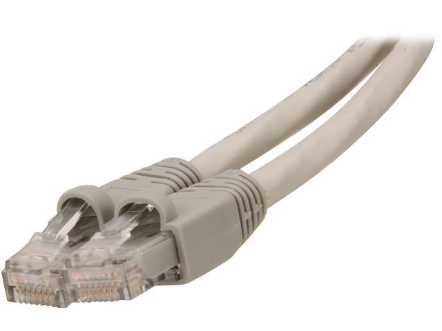 Coboc CY-CAT6-CMP-50-GY 50ft. 23AWG Snagless Cat 6 Gray Color 550MHz UTP Ethernet Solid Copper Patch cord /Molded Network lan Cable