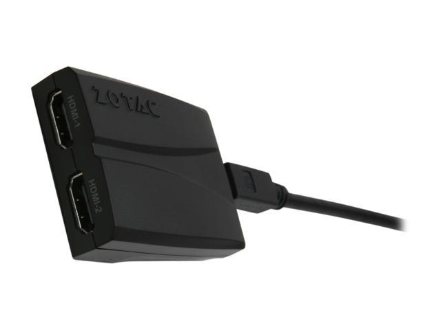 ZOTAC ZT-DP2HD Displayport to Dual HDMI Adapter
