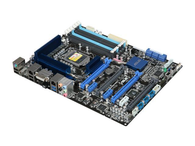 ASUS P7F7-E WS SuperComputer LGA 1156 Intel 3450 w/ NVIDIA NF200 SATA 6Gb/s USB 3.0 ATX Intel Motherboard