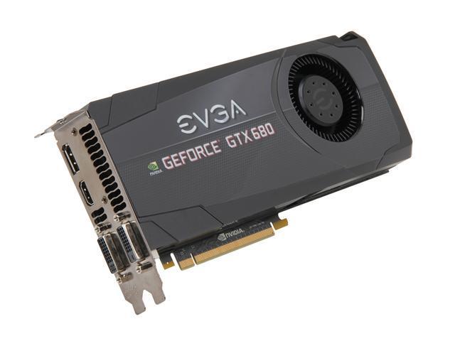 EVGA SuperClocked+ 02G-P4-2684-RX GeForce GTX 680 2GB 256-bit GDDR5 PCI Express 3.0 x16 HDCP Ready SLI Support Video Card