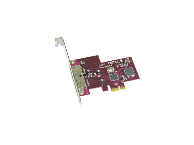 SoNNeT Tempo E2P PCIe SATA Card with 2 Extended eSATA Ports Model TSATAII-E2P