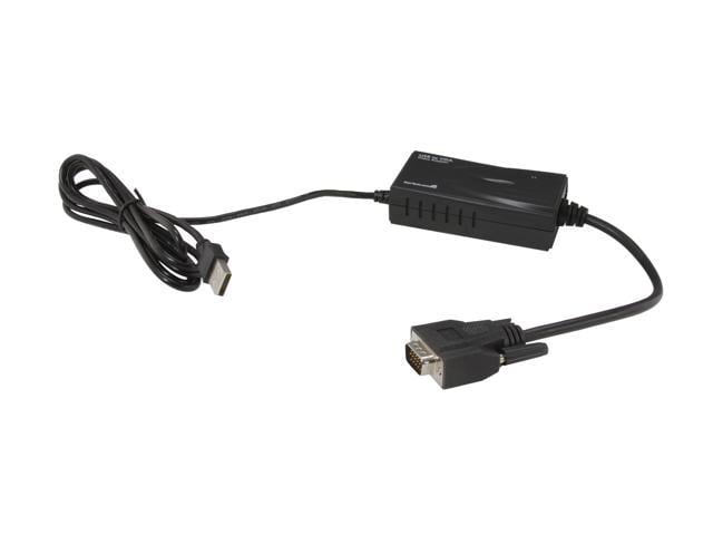 StarTech.com USB2VGAMM6 6 ft USB VGA Adapter Cable - External Video Card Multi Monitor Video M/M