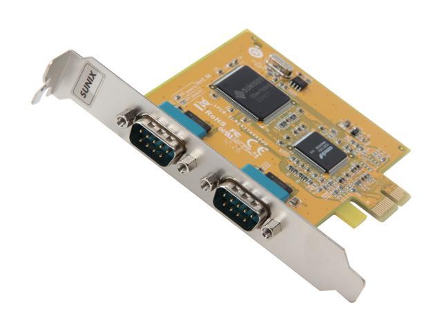 Koutech 2-Port RS-232 Serial PCI-Express (x1) Add-On Card Model IO-PES231