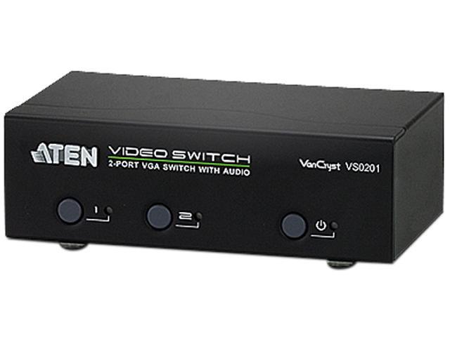 ATEN 2-Port VGA Switch with Audio VS0201