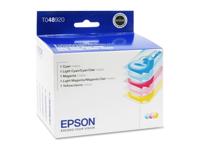 EPSON T048920 Cartridge For Stylus Photo RX500, RX600, RX620 Cyan/Light Cyan/Magenta/Light Magenta/Yellow