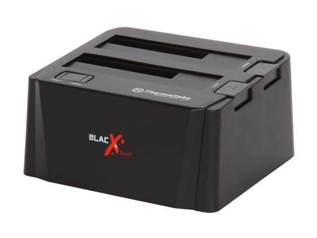 Thermaltake BlacX Duet (ST0014U) 2.5" & 3.5" Black SATA I/II/III USB 2.0 & eSATA Dual Hard Drives Docking Station