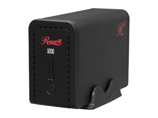 Rosewill R2-JBOD - Aluminum 3.5" SATA I / II USB 2.0 Dual-Bay External Enclosure