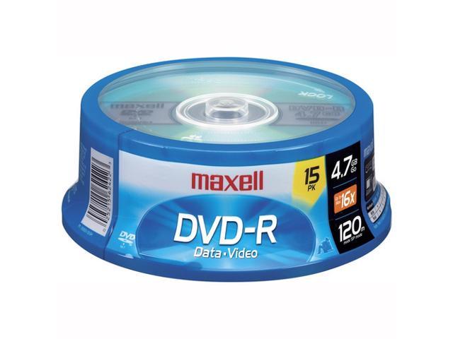 Maxell 4.7GB 16X DVD-R Disc Model 638006 15-Disk Spindle