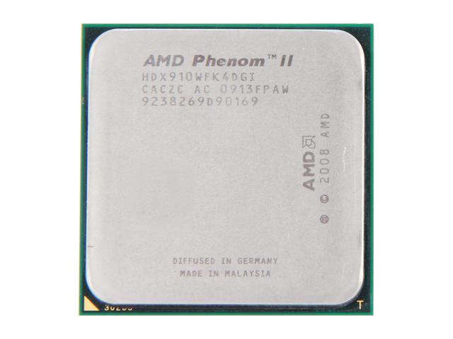 AMD Phenom II X4 910 - Phenom II X4 Deneb Quad-Core 2.6 GHz Socket AM3 95W Desktop Processor - HDX910WFK4DGI