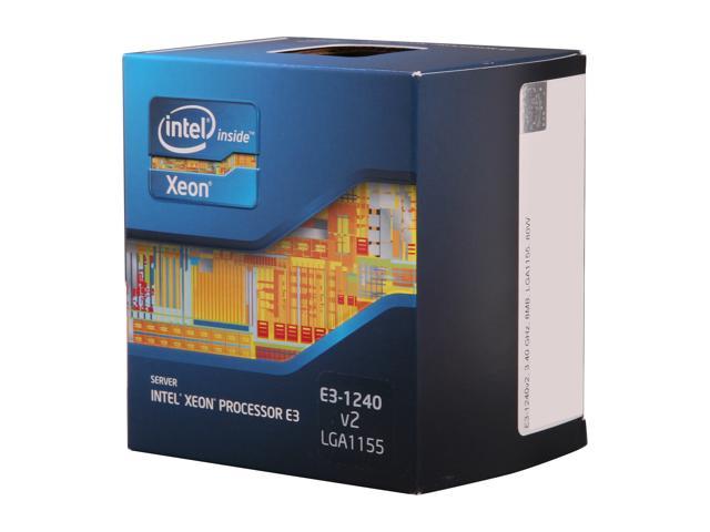 Intel Xeon E3-1240 V2 Ivy Bridge 3.4GHz (3.8GHz Turbo) LGA 1155 69W BX80637E31240V2 Server Processor