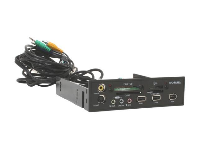 MTG CR-IN511MIO-1 11-in-1 USB 2.0 5.25" Internal Multi IO Panel & Card Reader