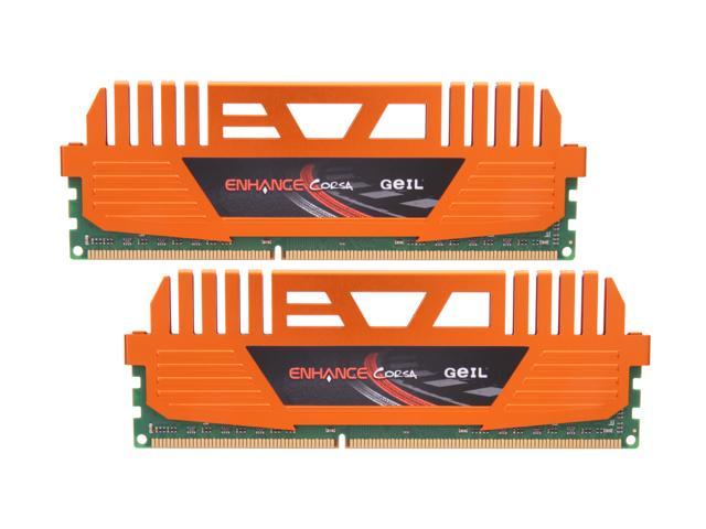 GeIL Enhance CORSA 8GB (2 x 4GB) DDR3 1333 (PC3 10666) Desktop Memory Model GEC38GB1333C9DC