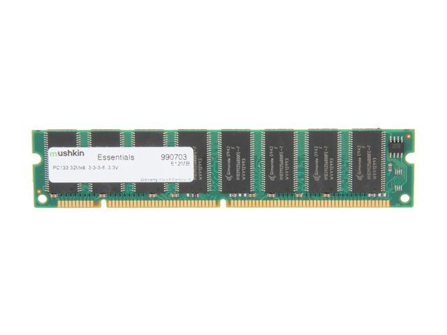 Mushkin Enhanced Essentials 512MB PC 133 Desktop Memory Model 990703