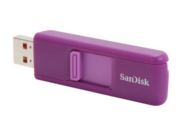 SanDisk Cruzer 8GB USB 2.0 Flash Drive (Purple) Model SDCZ36E-008G-A11P
