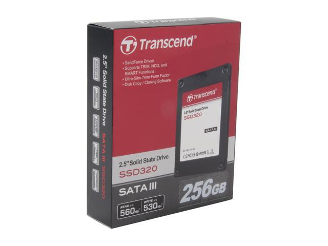 Transcend SSD 320 2.5" 256GB SATA III Internal Solid State Drive (SSD) with Desktop Upgrade Kit  it
