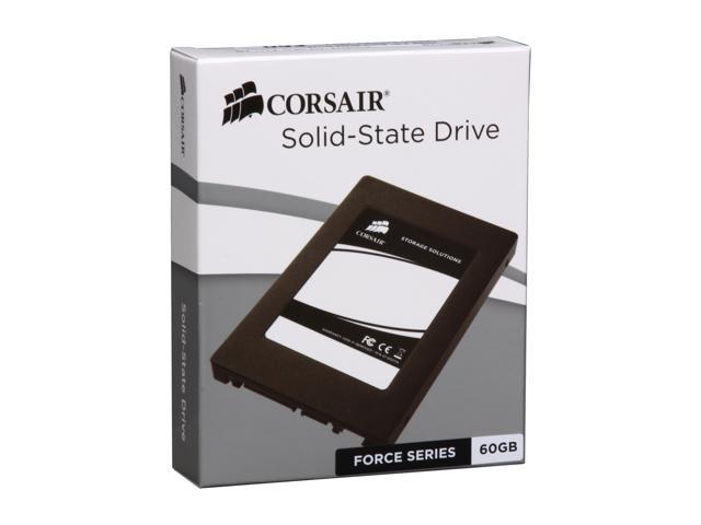 Corsair Force Series 2.5" 60GB SATA II MLC Internal Solid State Drive (SSD) CSSD-F60GB2-BRKT
