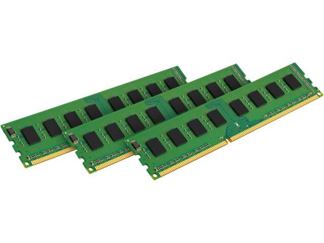 Kingston 24GB (3 x 8GB) ECC DDR3 1600 (PC3 12800) Server Memory Model KVR16LE11K3/24