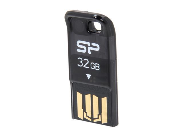 Silicon Power Touch T02 Mini 32GB Waterproof USB 2.0 Flash Drive Model SP032GBUF2T02V1K