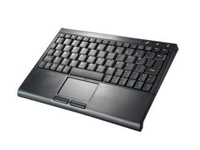 SolidTek KB-3462B-BT Black Bluetooth Wireless Super mini 6" x 9" Keyboard w/ Touchpad