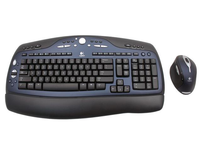 Logitech Cordless Desktop MX3100 967513-0403 2-Tone RF Wireless Standard Keyboard