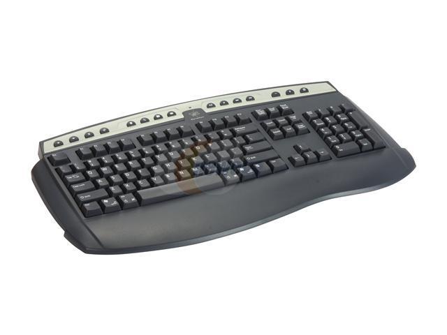 Gyration GYAM1100FKUS Black RF Wireless Standard GO 2.4 Series Full Size Keyboard