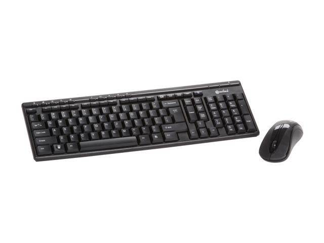 Connectland CL-KBD50027 Black 2.4GHz Wireless Slim Keyboard and Optical Mouse Set