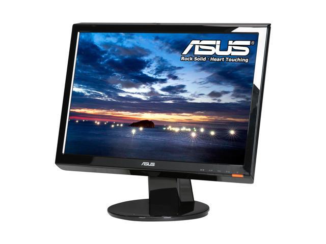 ASUS 19" WXGA+ LCD Monitor w/HDCP 5 ms 1440 x 900 D-Sub, DVI-D VH196T