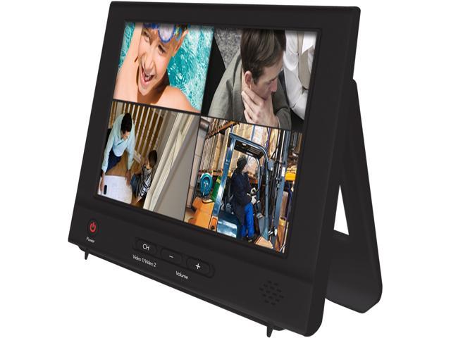 Night Owl NO-8LCD 8" LCD Security Monitor with Audio - Connects directly to your Cameras or DVR (2 Channels)