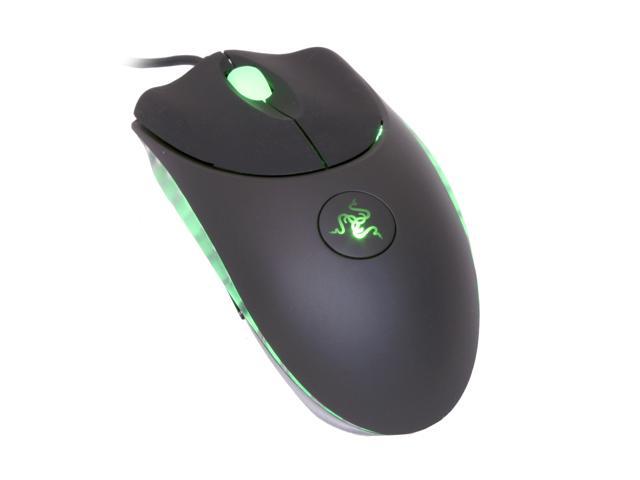 RAZER Copperhead RZ01-00050300-R1M1 Chaos Green 7 Buttons 1 x Wheel Gold plated USB Wired Laser Engine Gaming Mouse