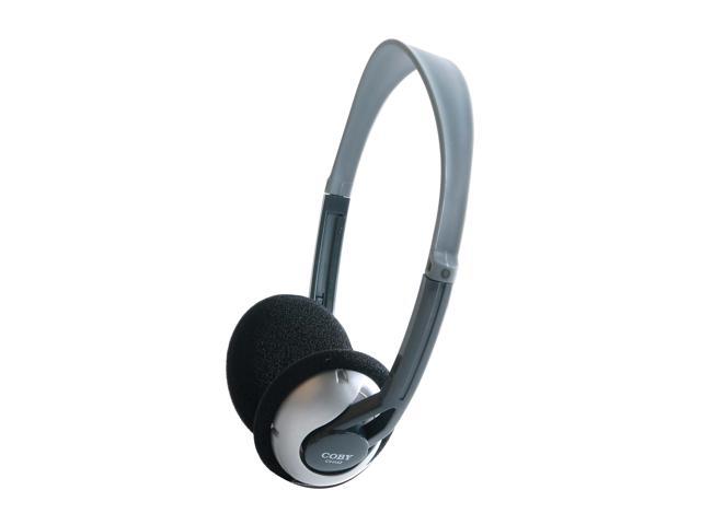 COBY CV-H42 3.5mm Connector Supra-aural Deep Bass Lightweight Headphone