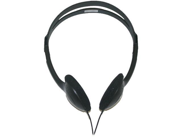 inland 87010 3.5mm Connector Supra-aural Lightweight Headphones with Volume Control