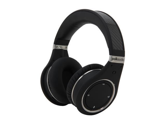 Polk Audio Black UltraFocus 8000 3.5mm Connector Over-Ear Active Noise Cancelling Headphone w/Apple Controls