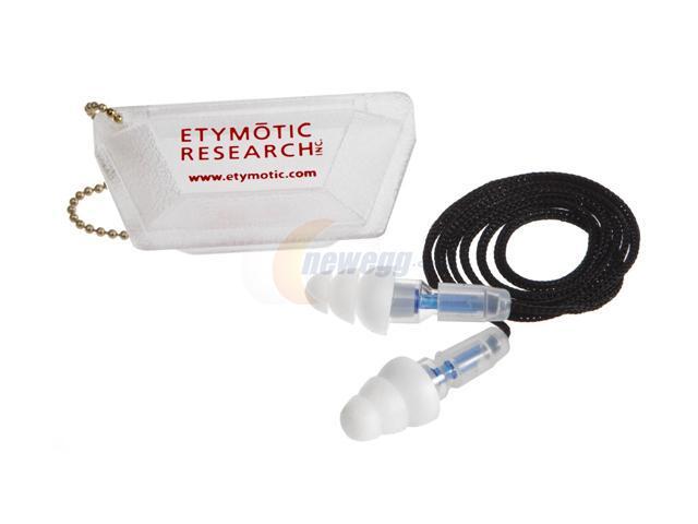Etymotic Research ETY Plugs ER20-SCC-C Large High-Fidelity Earplugs (Clear)