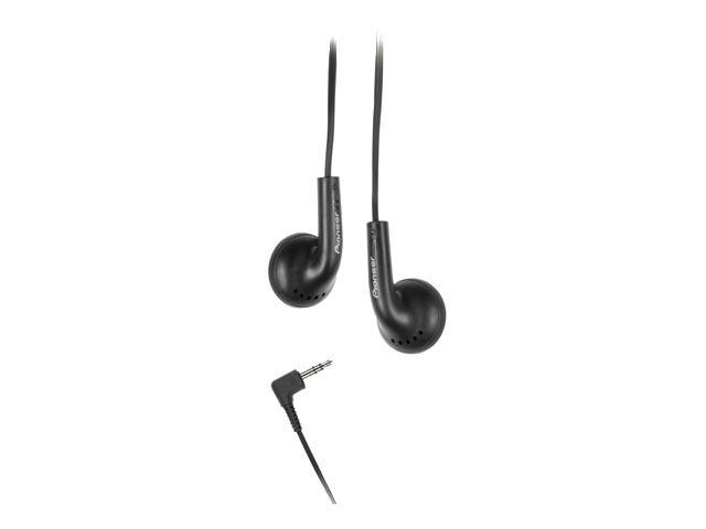 Pioneer SE-CE11-K 3.5mm 3P mini Connector Earbud Headphone - Black