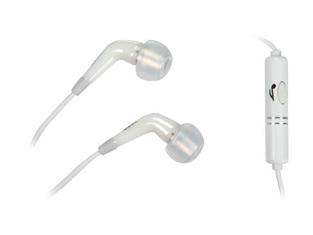 MEElectronics White Ceramic In-Ear Headset w/ Remote for iPhone & Smartphones (CC51P)