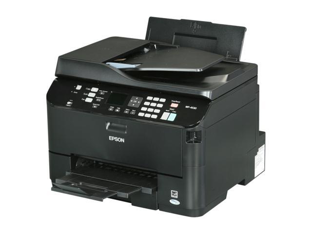 EPSON WorkForce Pro WP-4530 Up to 16 ppm Black Print Speed 4800 x 1200 dpi Color Print Quality Ethernet (RJ-45) / USB / Wi-Fi MicroPiezo inkjet MFC / All-In-One Color Printer