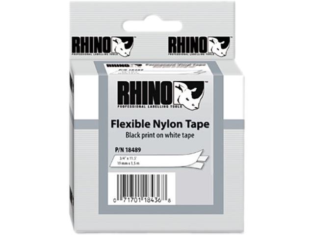DYMO White Flexible Nylon Tape 3/4"
