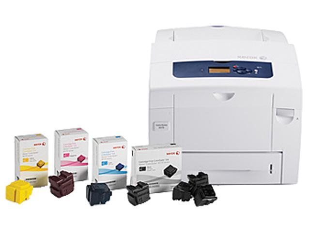Xerox ColorQube 8570/NB Workgroup Up to 40 ppm Color Ethernet (RJ-45) / USB Solid Ink Printer Bundle w/ whole set of toner