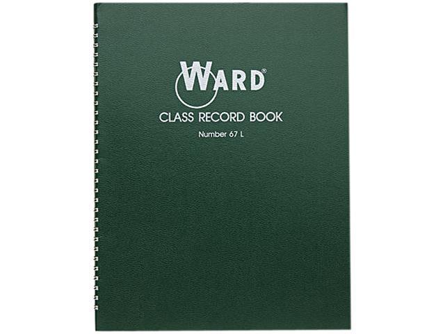 Ward 67L Class Record Book, 38 Students, 6-7 Week Grading, 11 x 8-1/2, Green