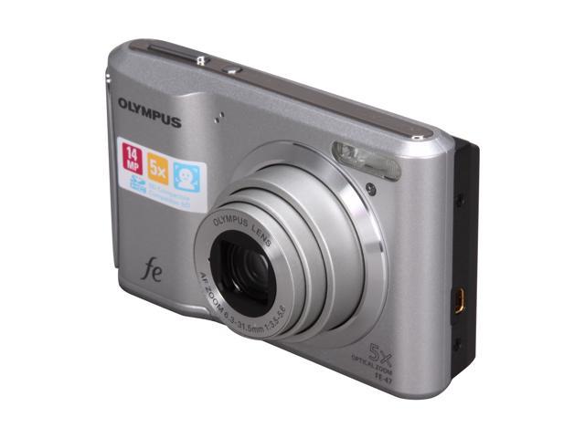 OLYMPUS FE-47 Silver 14 MP 5X Optical Zoom Digital Camera