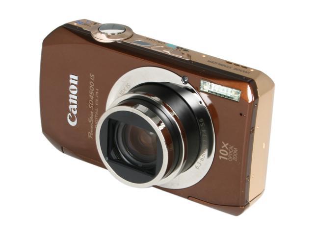 Canon SD4500 IS Brown 10.0 MP 10X Optical Zoom Digital Camera