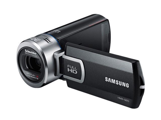SAMSUNG Q20 (HMX-Q20BN/XAA) Black 1/4" CMOS 2.7" 230K Touch LCD 20X Optical Zoom Full HD Camcorder