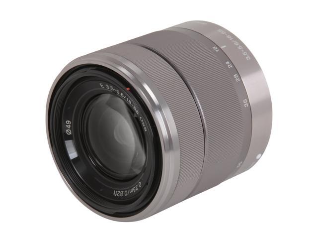 SONY SEL1855 Interchangeable Alpha E-mount 18-55mm F3.5-5.6 OSS Zoom Lens Silver