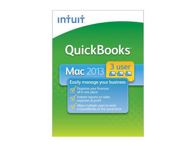 Intuit Quickbooks 2013 for Mac 3 Users