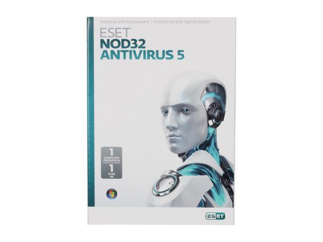 ESET NOD32 Antivirus 5 - 1 PC (French/English)