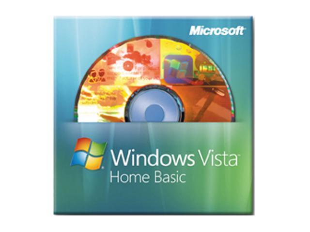 Microsoft Windows Vista Home Basic SP1 64-bit for System Builders