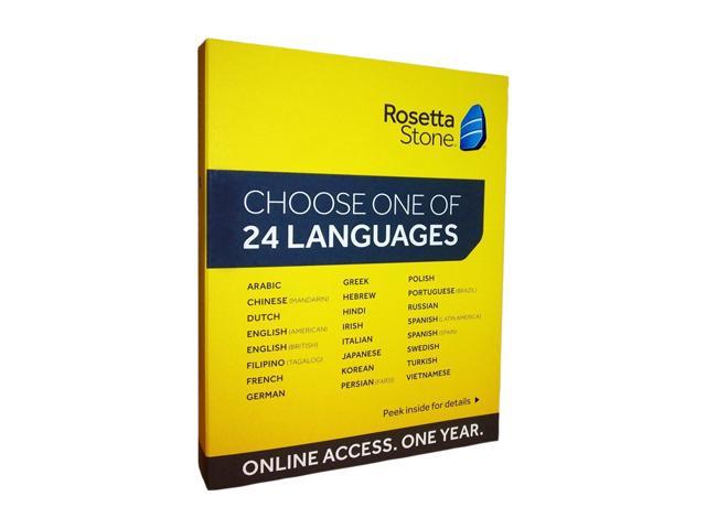 Rosetta Stone 12 Month Online Access - 24 Languages, select one