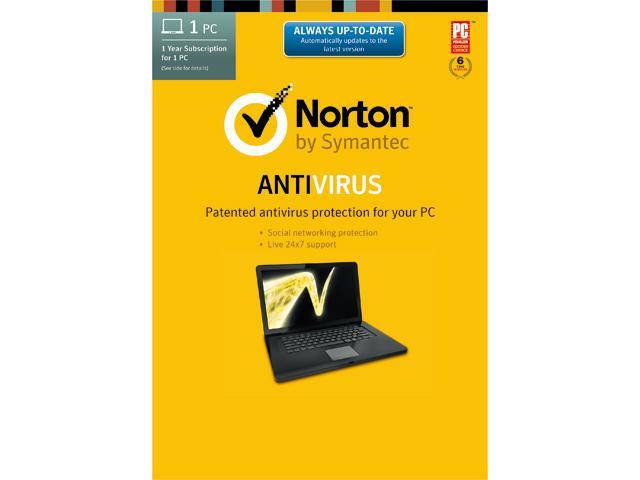 Symantec Norton Antivirus 2014 - 1 PC Download