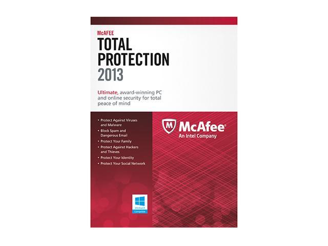McAfee Total Protection 2013 - 3 PCs